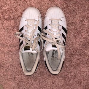Adidas shell toe shoes